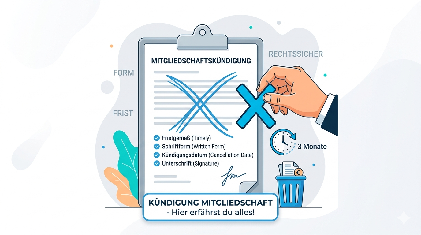 kündigung mitgliedschaft verein